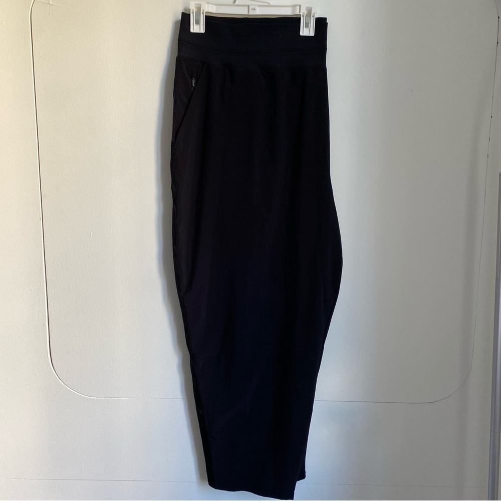 NWOT Athleta Nolita Slim Tapered Cropped Pants Black 24 - Picture 3 of 8